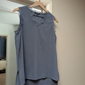 VHUC Adrianna Papell Gray Tank Top